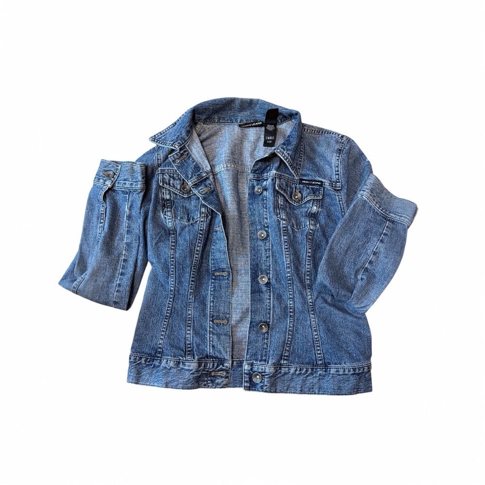 DKNY Jeans Classic Denim Jacket Medium Wash Size M